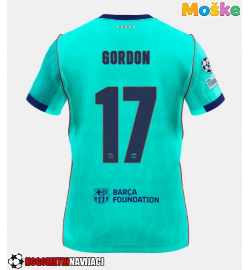 Moške Nogometnih dresov Barcelona Anthony Gordon #17 Tretji 2026-27 Kratki rokavi Moške Nogometnih dresov Barcelona Anthony Gordon #17 Tretji 2026-27 Kratki rokavi
